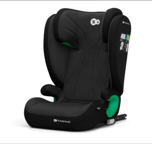 KinderKraft Junior FIX 2 i-Size biztonsági Gyerekülés 15-36kg, Fekete